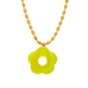 MYTXP103-tea green necklace