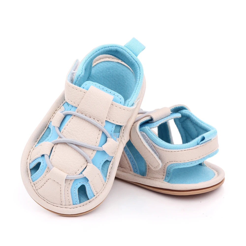 Baby Summer Sandals 0-1 Year Fashion Boys Breathable Soft Sole Newborn Toddler Shoes