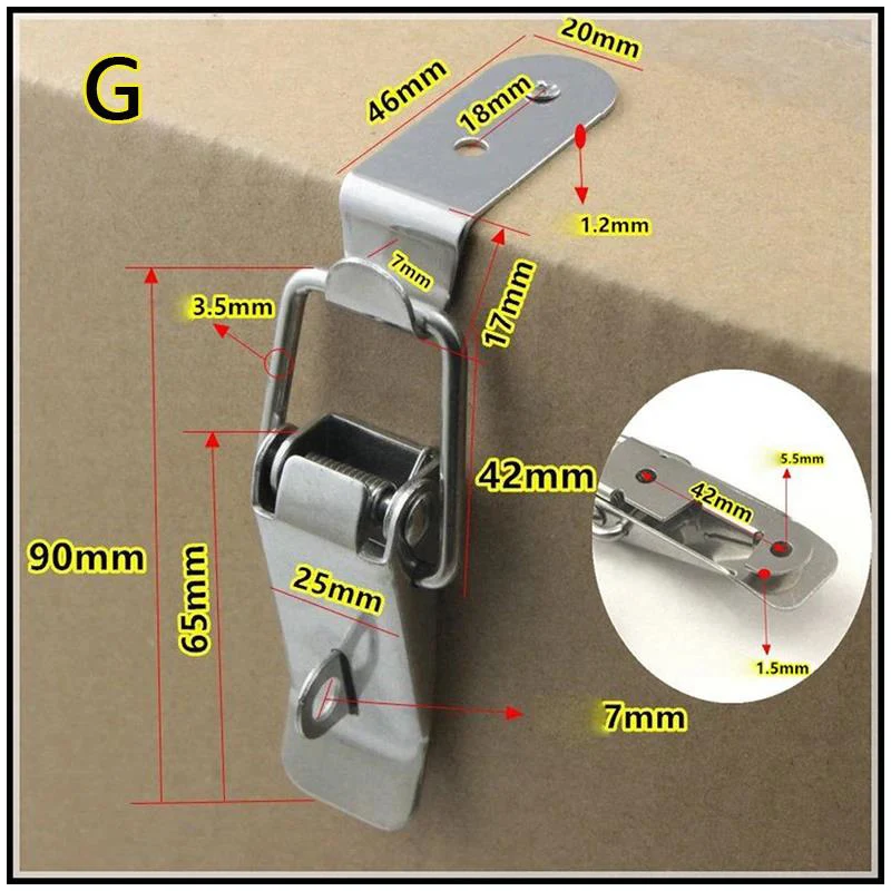 High-quality Toggle Lock Spring Loaded Toggle Clamp Lock