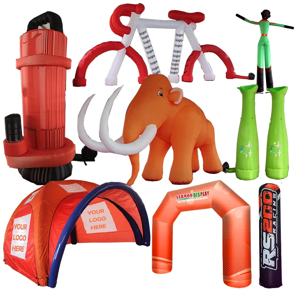 Huancai  Factory Inflatable Animal Dog Model Huge Advertising Inflatable Dog Decoration for Promotional