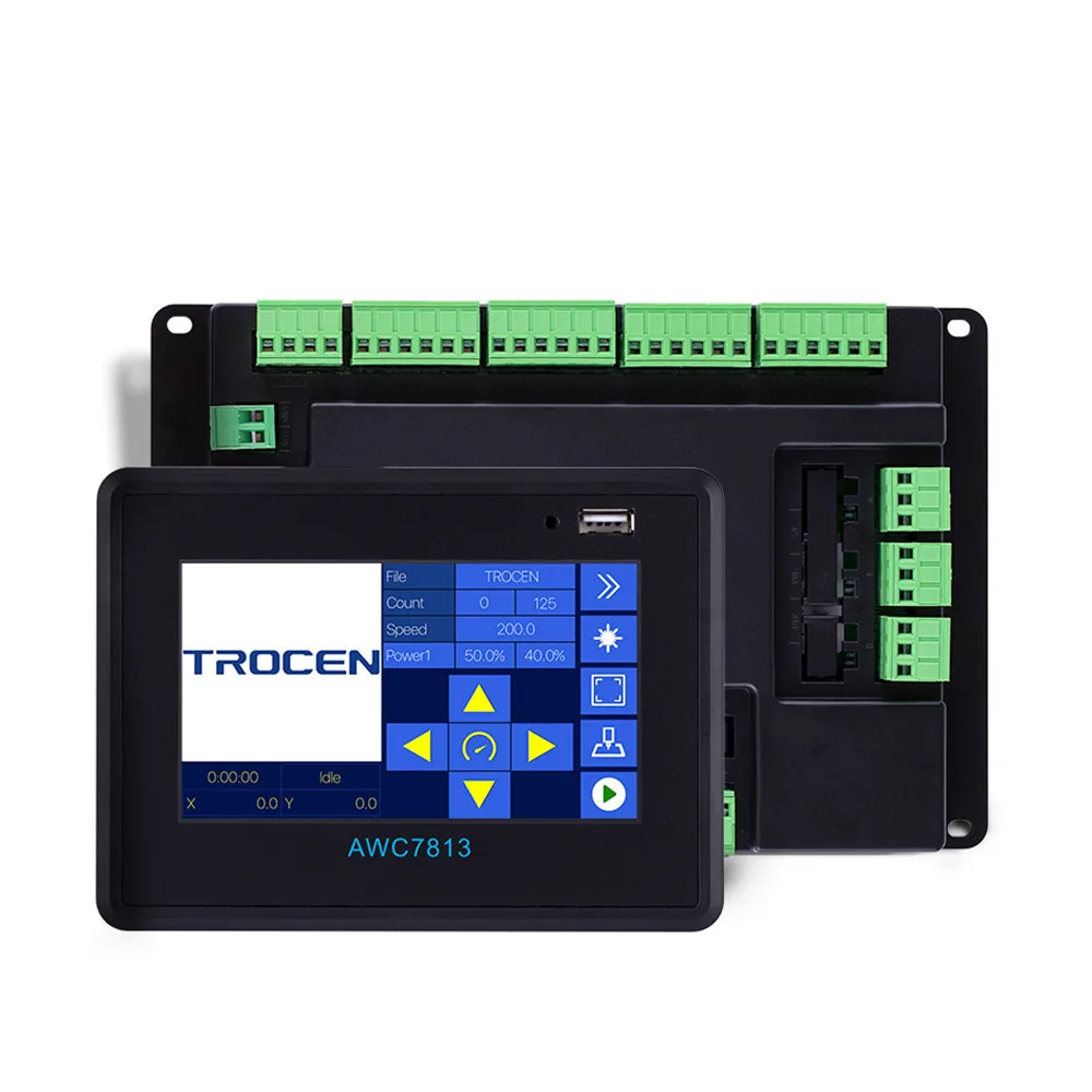 Trocen AWC7813 CO2 Laser Controller System DSP for Co2 Laser Engraver Cutting Machine Replace Ruida Leetro RDC6442 RDC6445