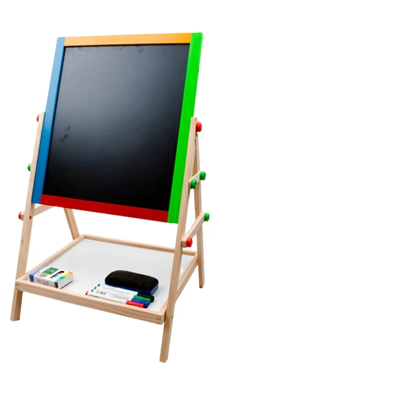 Small Portable Kids Magnetic Blackboard Wooden Drawing Board For Girls ...