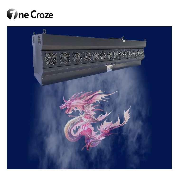 Factory Price Downward Fog Screen 3D Display Mapping Projector Projection Mist Screen Water Fog Machine For Event Exhibition