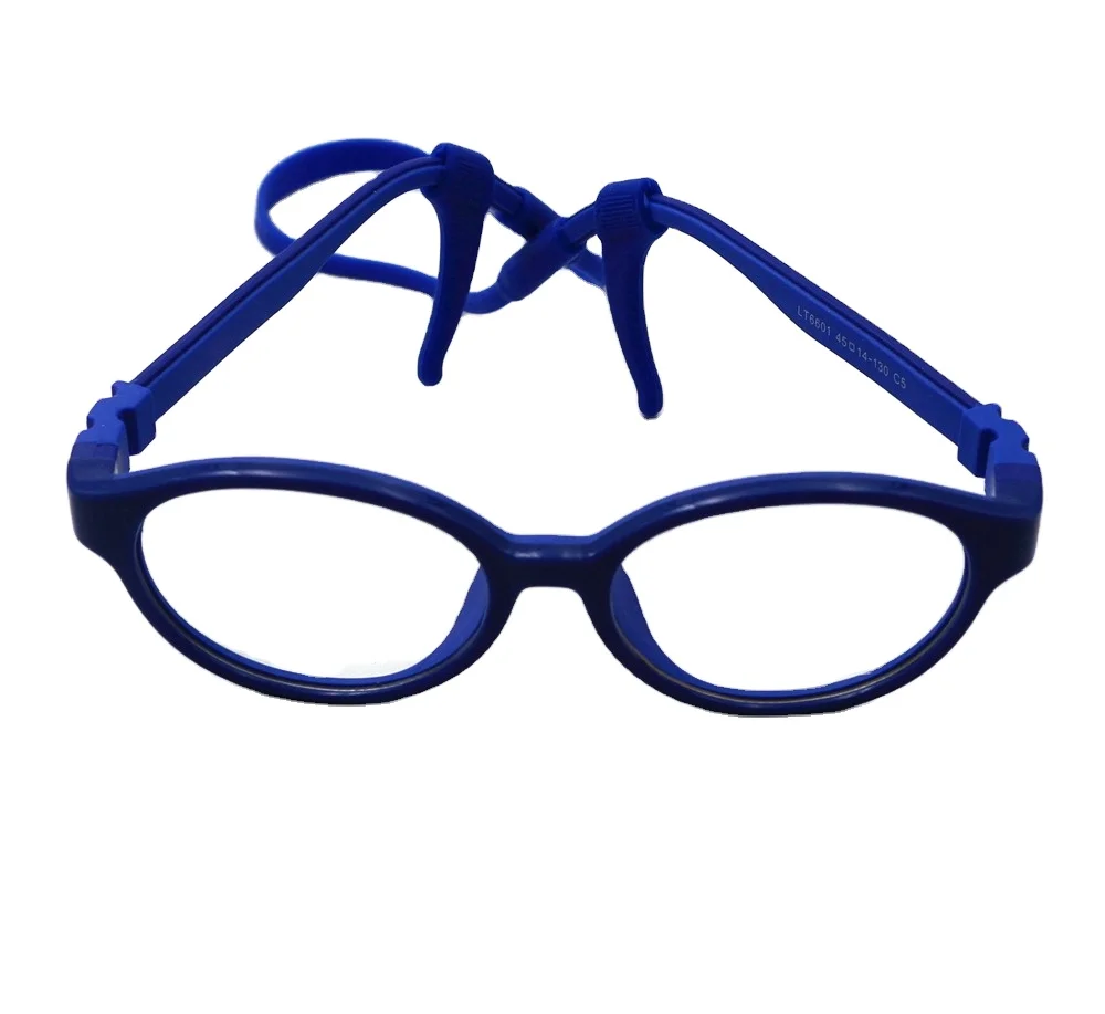 Kid and Baby Flexible Silicon Eyeglasses Frame Clip On