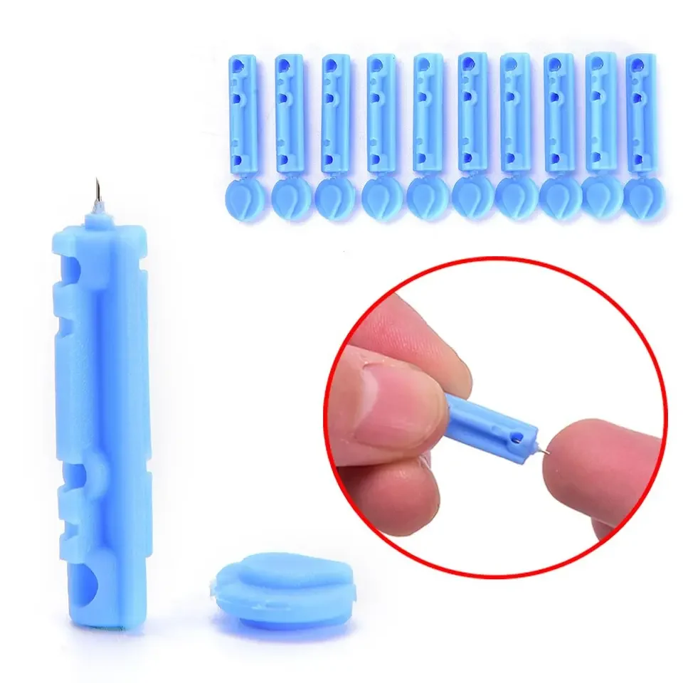 Factory price 23 28 32G high quality  Disposable blood Lancet for Glucose Lancet safety Twist
