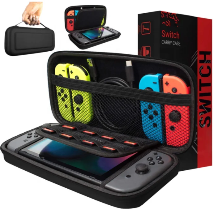 
 Жесткий чехол из ЭВА на заказ, чехол для хранения переключателей, портативный дорожный защитный чехол для переноски консоли переключателя Ninetendo  