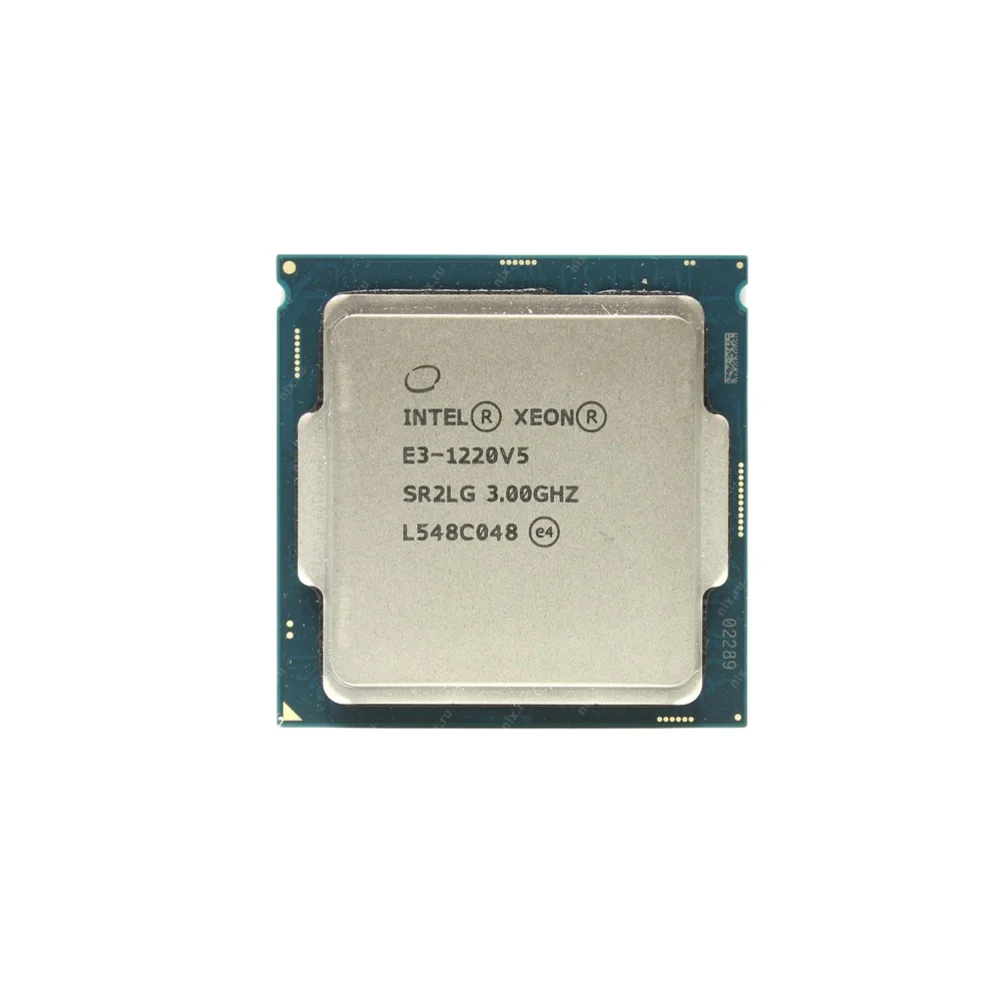 【中古】Intel CPU Xeon E3-1220v5 3.00-3.50GHz 8MB LGA1151 SKYLAKE BX80662E31220V5 BOX E3-1220V5 Processor - 4 Cores, 3.00ghz, 8MB Cache, LGA1151