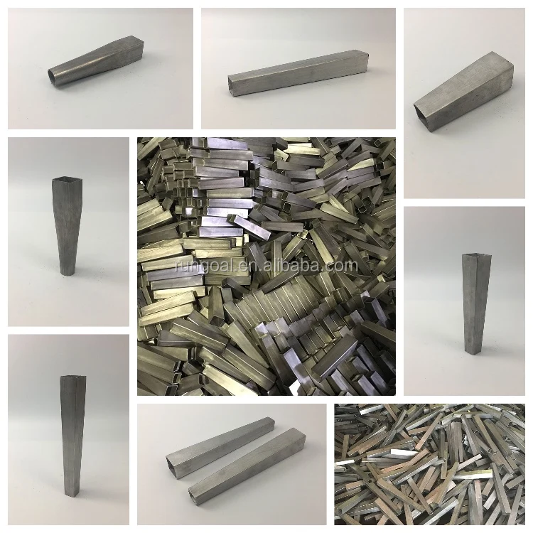 RUNGOAL Tapered Square Tube Forming Machine Table Leg Desk Leg Making manufacture