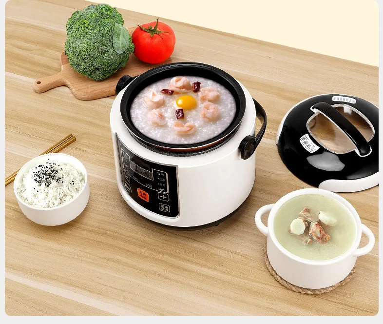2l Car Rice Cooker 12v 24v Multi Functional Rice Cooker Portable For 2