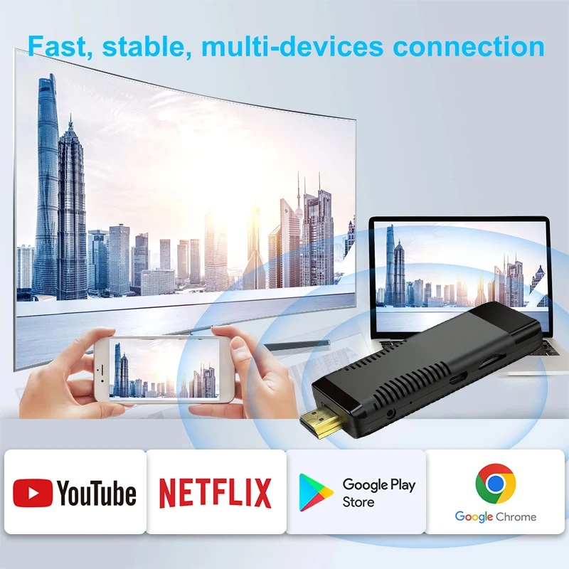 Mecool Km2 Plus Deluxe S96 Stick 4k Tv Stick Mini Android 10.0 2gb 16gb ...