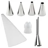 White 6pcs Cake Decorating Kit 2