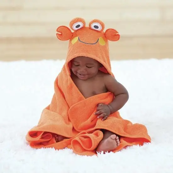 Fast Delivery Cotton Terry Animal Shape Baby Bathrobe New Style Kids Hooded Bath Towel factory