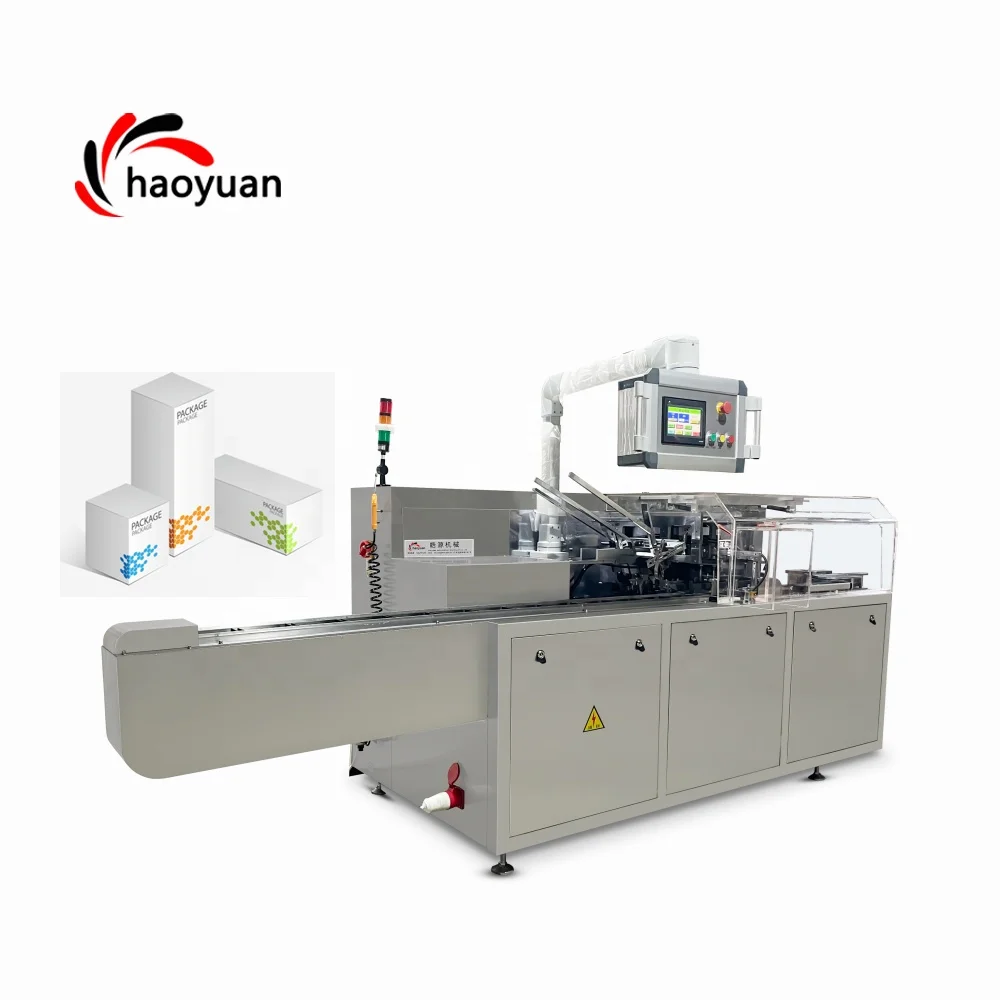 Vollautomatische horizontale Kartonverpackungsmaschine für die Pharmazeutische und Lebensmittelindustrie Cartoning-Maschine HY-ZH-120