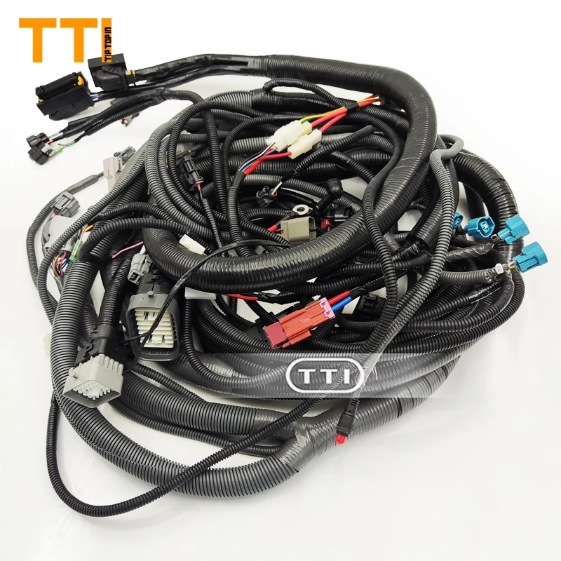 Excavator Harness Zx200-5g 4708451 0008052 0007838 Ya00029688 Ya00029685  External Wiring Harness For Hitachi - Buy Zx200 Harness 0005396 0006001 