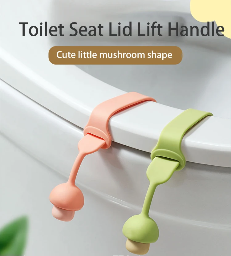 Customized Cute Shape Toilet Seat Lift Cover Lift Household Silicone
