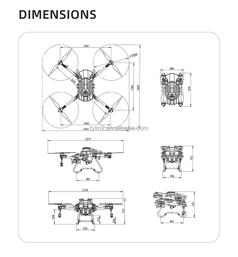 Intelligent  Z30 Z50 Agricultural Pesticide Spraying Uav Quick Installation Agriculture drone sprayer factory