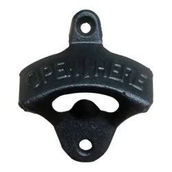 Винтажный старинный Железный настенный Открыватель для бара, пива, стеклянных крышек для бутылок, кухонные инструменты, открывалка для бутылок, открывалка для пива