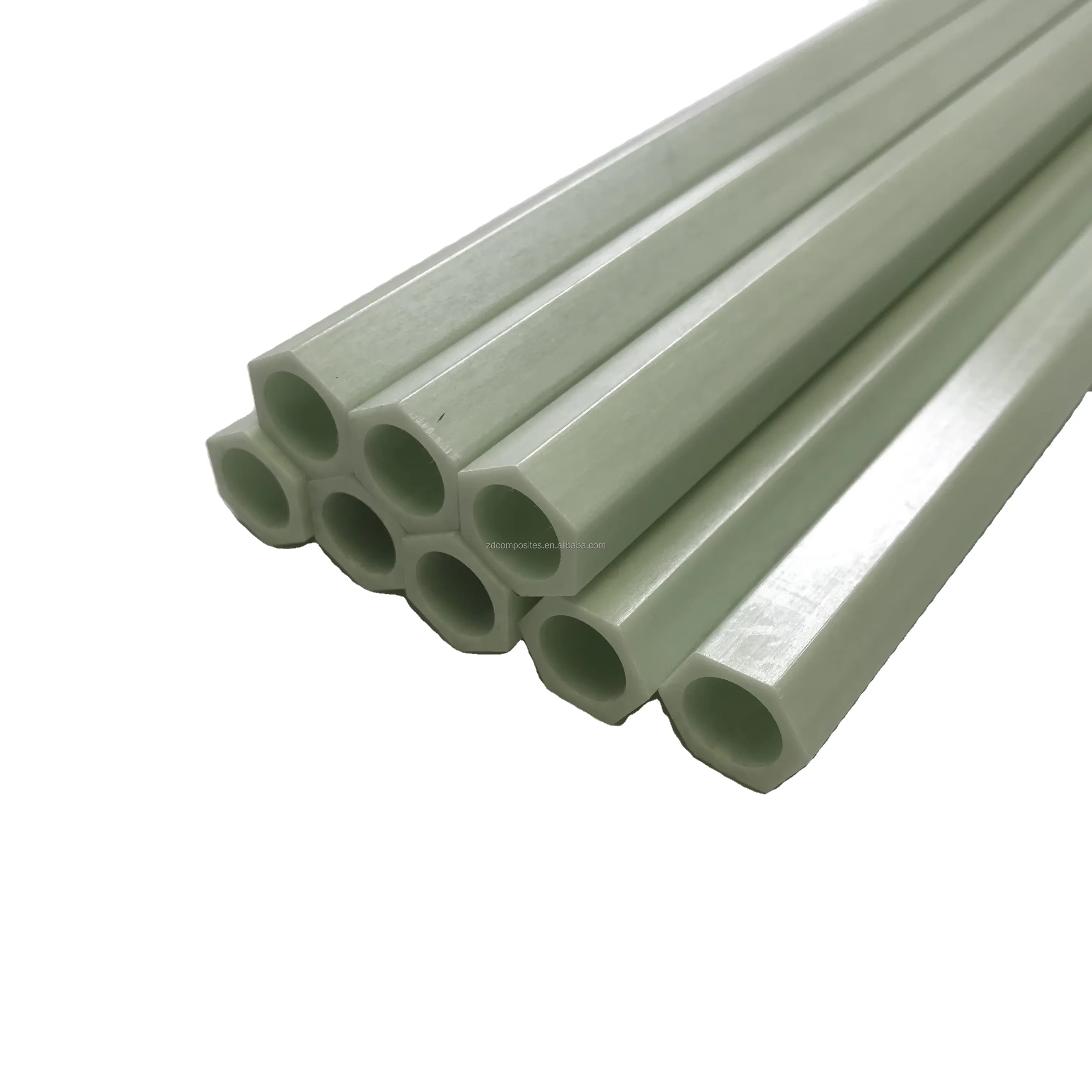 High Strength Custom Fiberglass Hollow Tube Original Color High Performance FRP Pipe details