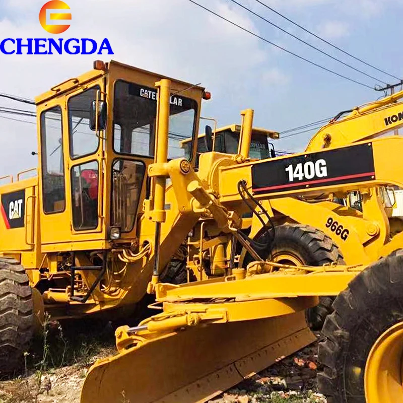 Refurbishment 140K 140H Used Road Graders Machines for Construction Grader