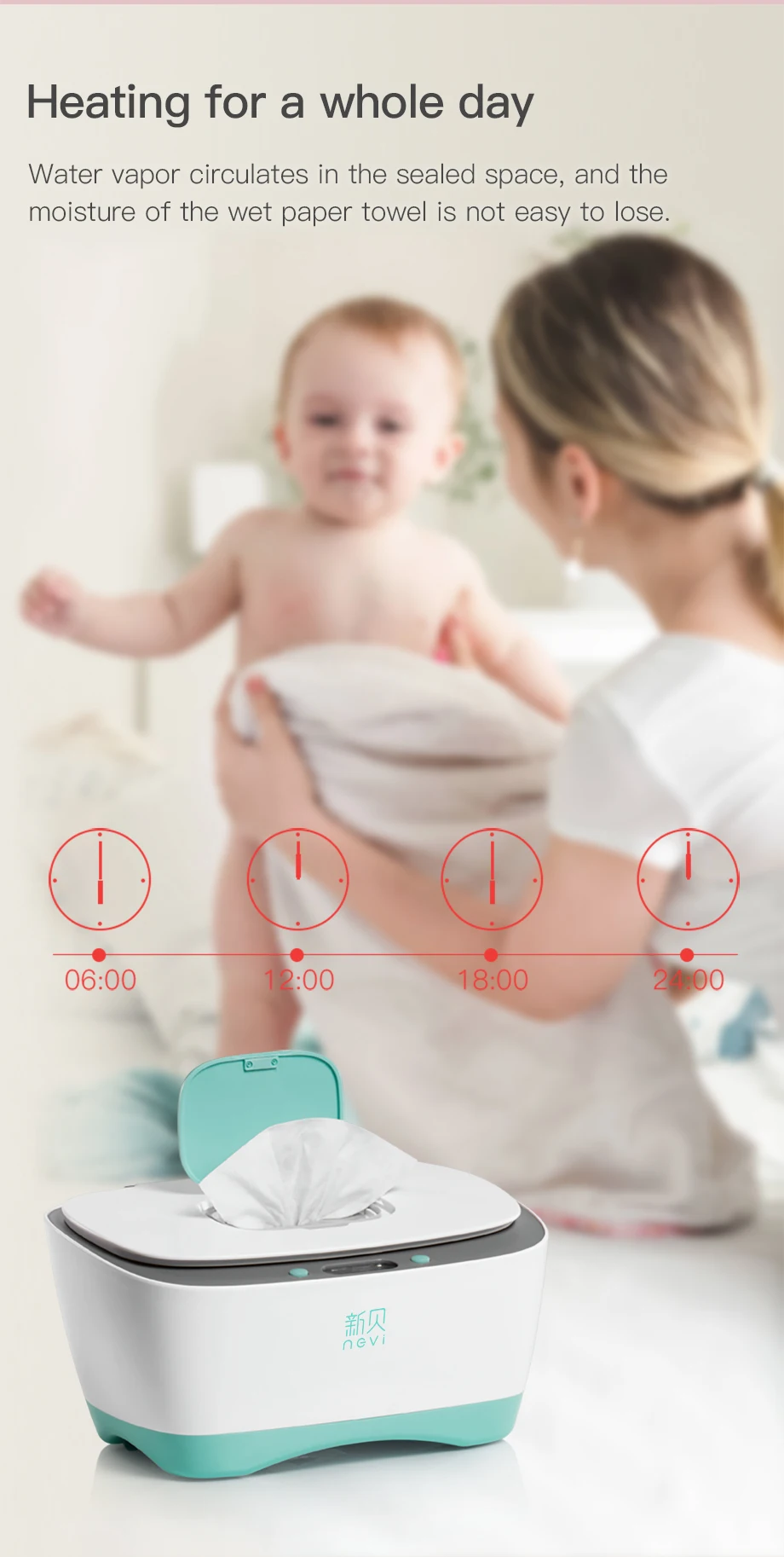 Factory Direct Customization Quick Clean Exquisite Design Baby Wet