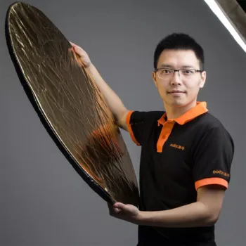 Godox 32" 80cm 5 in 1 Silver Gold Portable Collapsible Light Round Photography Photo Reflector for Studio detail image