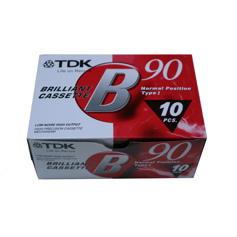 Tdk Blank Brilliant Cassette Tape With High Quality 60 Minutes 10pcs/box -  Buy Blank Colored Cassette Tapes,Decorations Cassette Tapes,Custom Cassette 