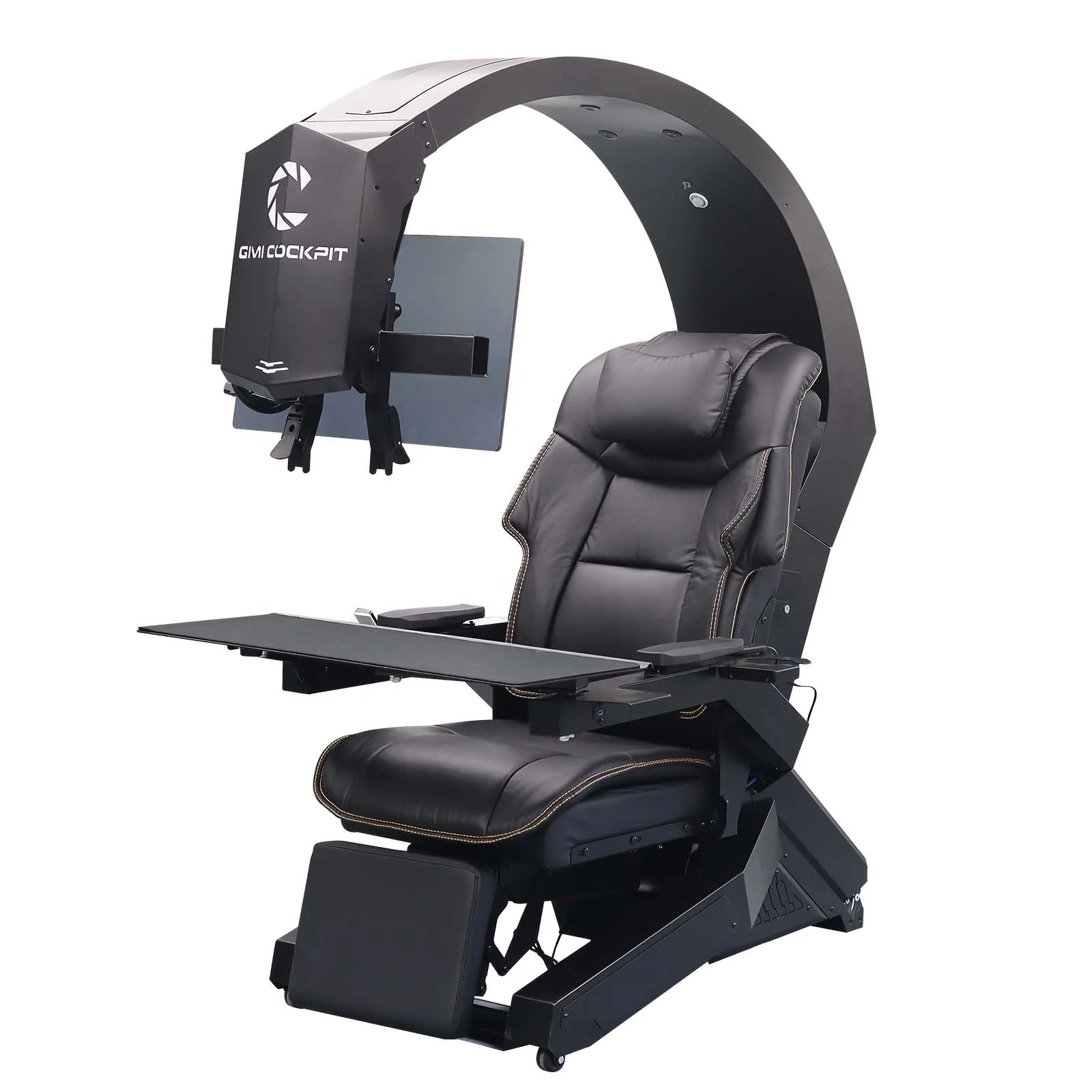 RTS IW-320 Zero Gravity Recline Workstation Chair GIMI Gaming COCKPIT  Works Triple FIVE Monitor Tilting Rig Imperator VR