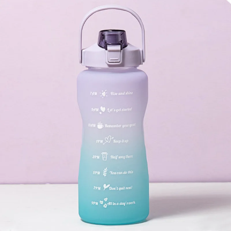 2 Liter Water Bottle Gym Motivational Water Bottle With Time