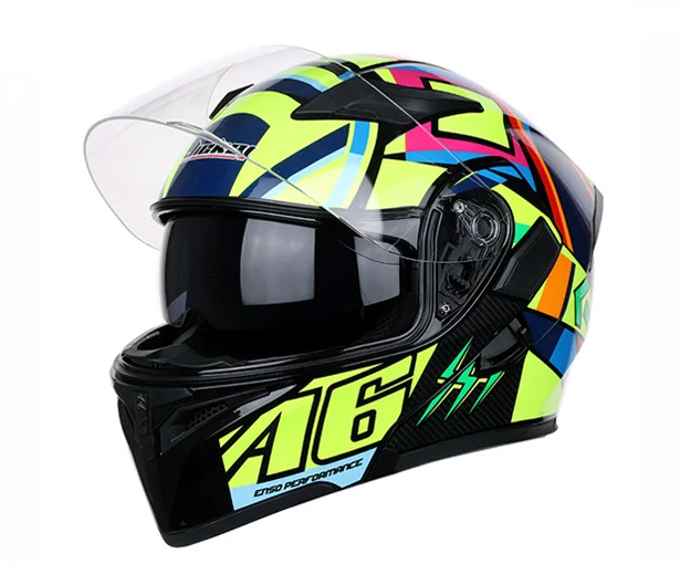 Full Face,Dual Visor Helm,Modular Helm 