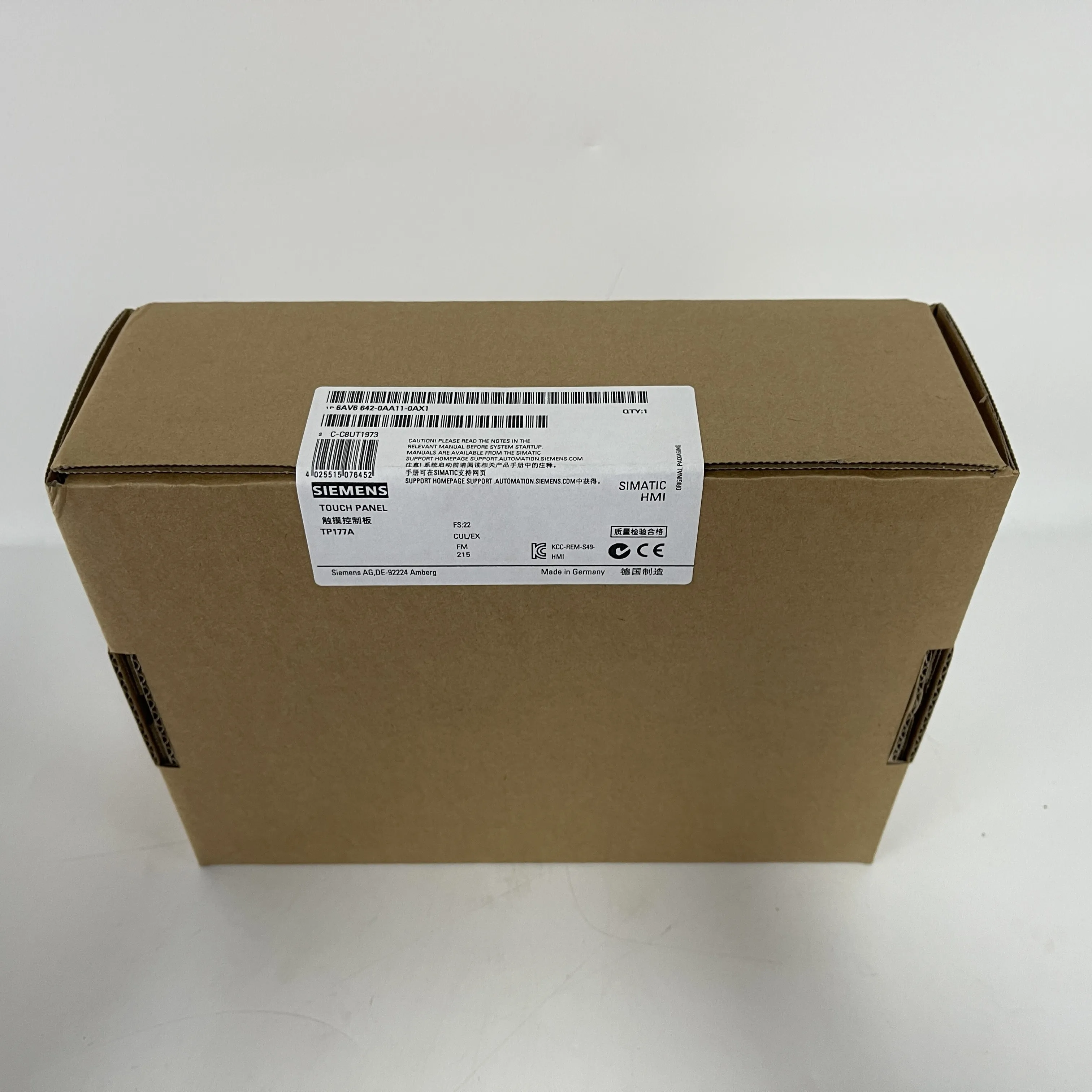 SIEMENS SIMATIC HMI Touch Panel 6AV6642-0AA11-0AX1 SIEMENS SIMATIC HMI Touch Panel 6AV6642-0AA11-0AX1