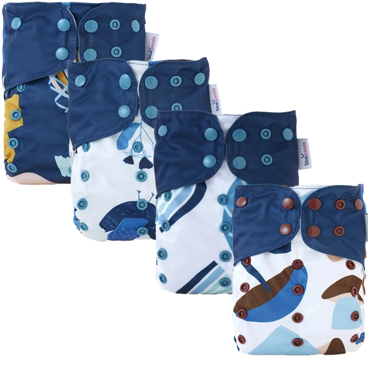 Washable Reusable Wholesale Baby Cloth Diaper AWJ Inner One Size Pockets