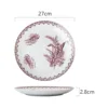 Red 8 inch Flat Plate