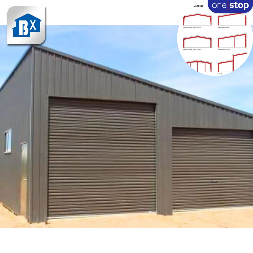 ONE-STOP Service Single Shade Steel Frame Structure | Customized Prefabricated Barn Metal Building Prefab Warehouse Workshop