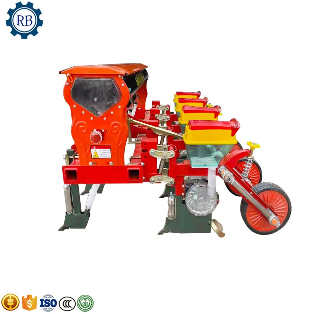 Automatic Corn Seed Machine Peanut Planter Seeder Machine Manual Hydro Maize Beans Seeder and Fertilizer Machine 1 Set Farm Work