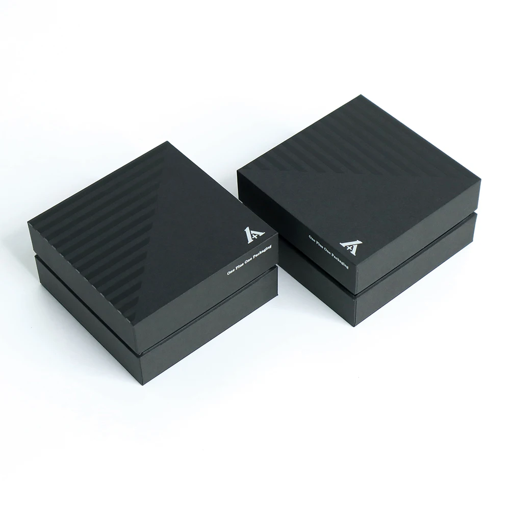 Custom Eco-friendly Removable Lid Gift Box Rigid Cardboard Gift Box with UV Printing Recycled Materials