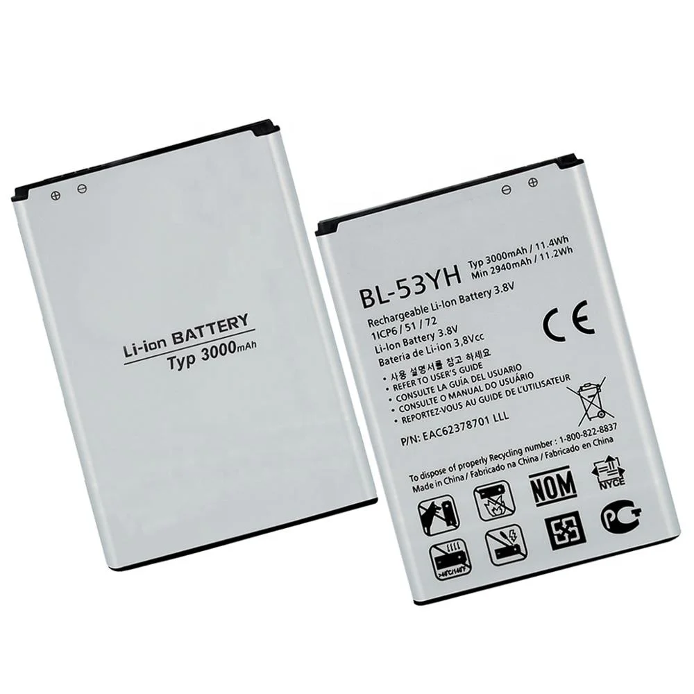 Compatible Mobile Pack Bl-54sg Bl-54sh For Lg G2 G3 Mini D410 F260 Original  Li Ion Batteries - Buy Original Battery For Lg,Compatible Battery,Li Ion  Battery For Lg Product on 
