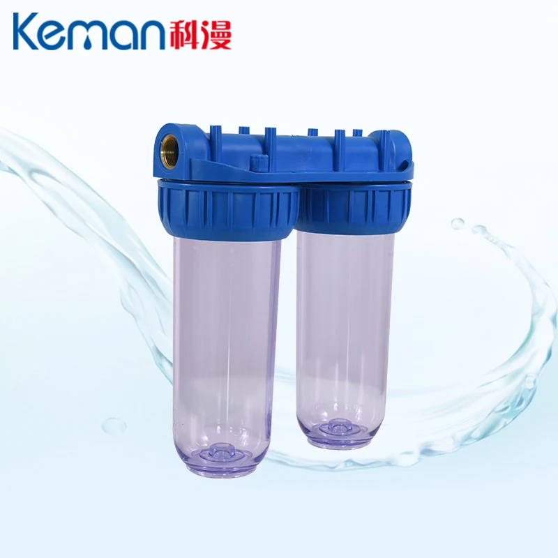 Double clear Water Filter Machine with 2 X 10 Filter Housings