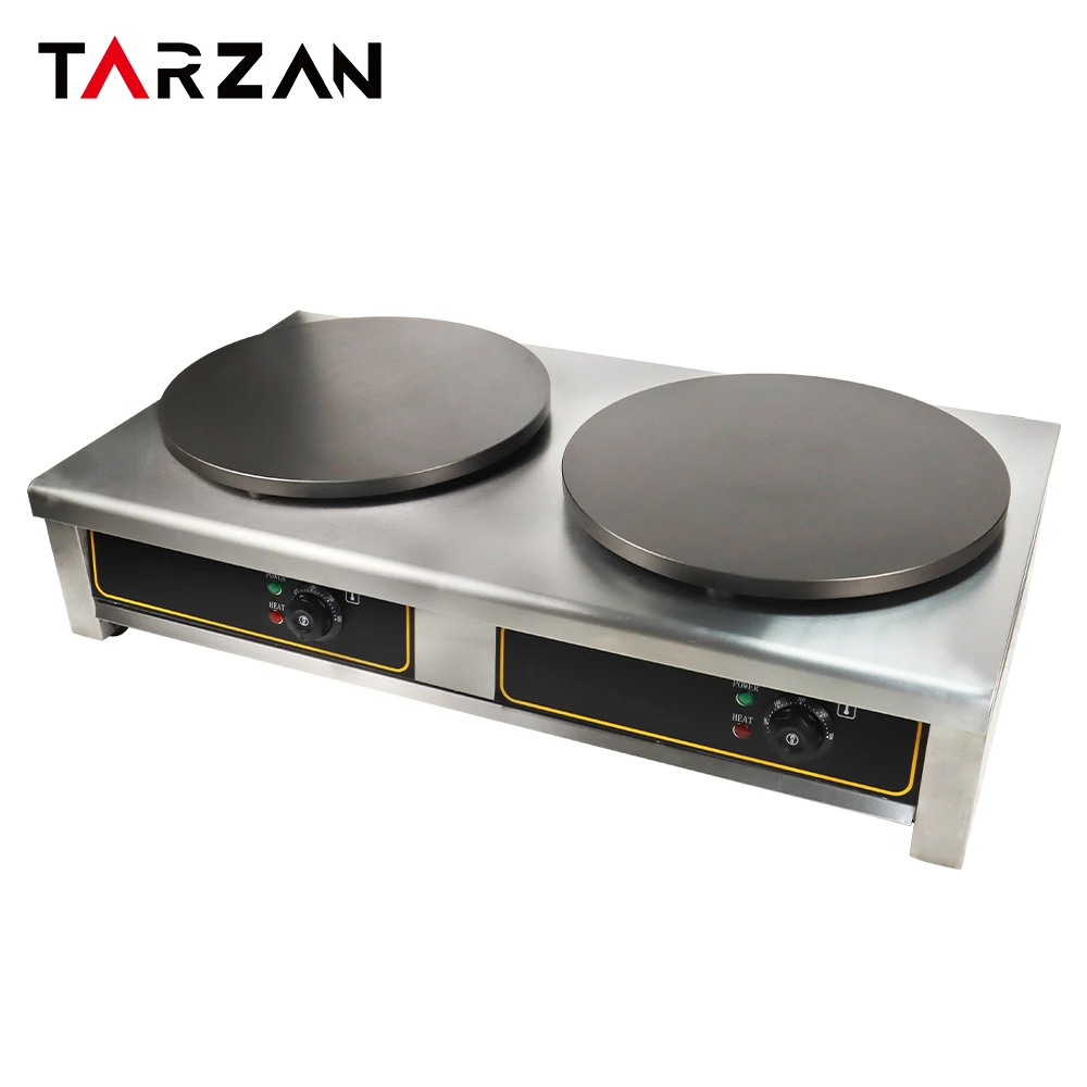 Commercial Automatic Pancake Maker Machine Crepe Maker Fabricante De Crepes Hot Plate Industrial Electric Crepe Making Machine