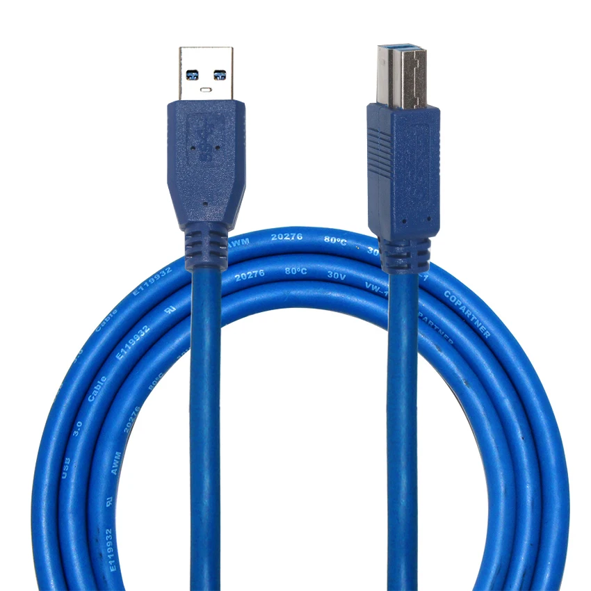 1 5m High Speed Awm Style 2725 Type A To B Male Usb 3 0 Charger Data Extension Cables Buy Usb 3 0 Charger Data Extension Cables Super Speed Printer Bm B Type Usb 3 0