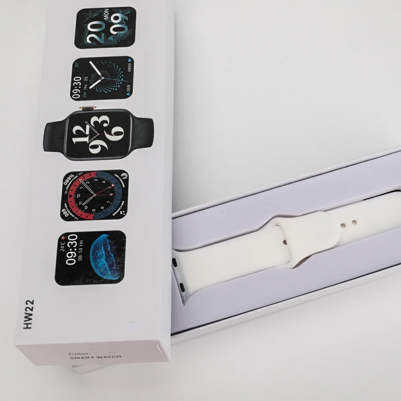
 Умные часы Reloj Hw22 1,75 дюйма, полноразмерная сенсорная кнопка маршрутизации, долгий срок службы батареи, Bt вызов, пользовательский циферблат, серия Iwo 6, умные часы Hw22  