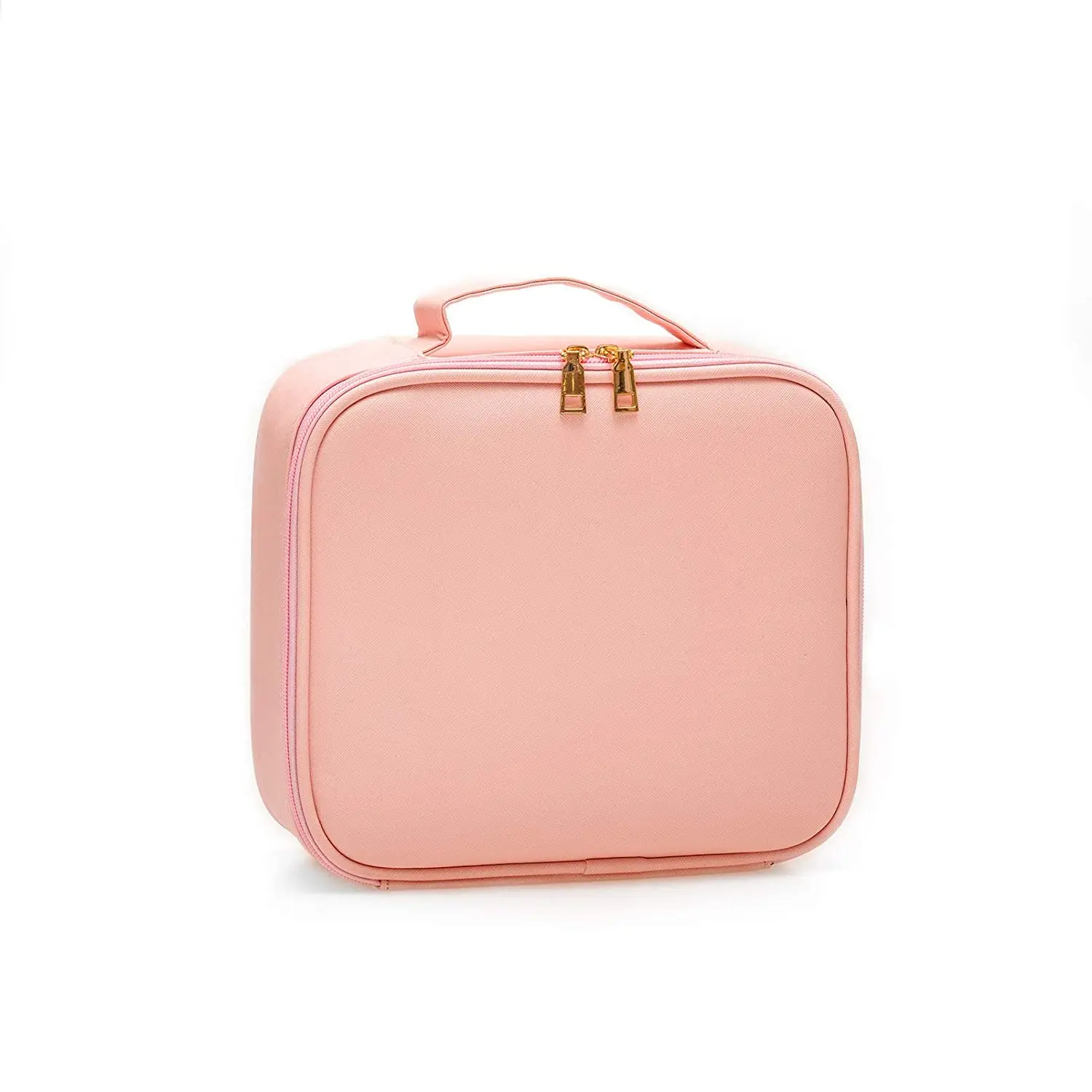 Large Waterproof Durable Travel Makeup PU Leather Tote Cosmetic Brush Bag