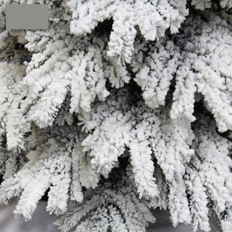 Luxury Dense Flocked Xmas White Snow Christmas Tree Latest Simulated