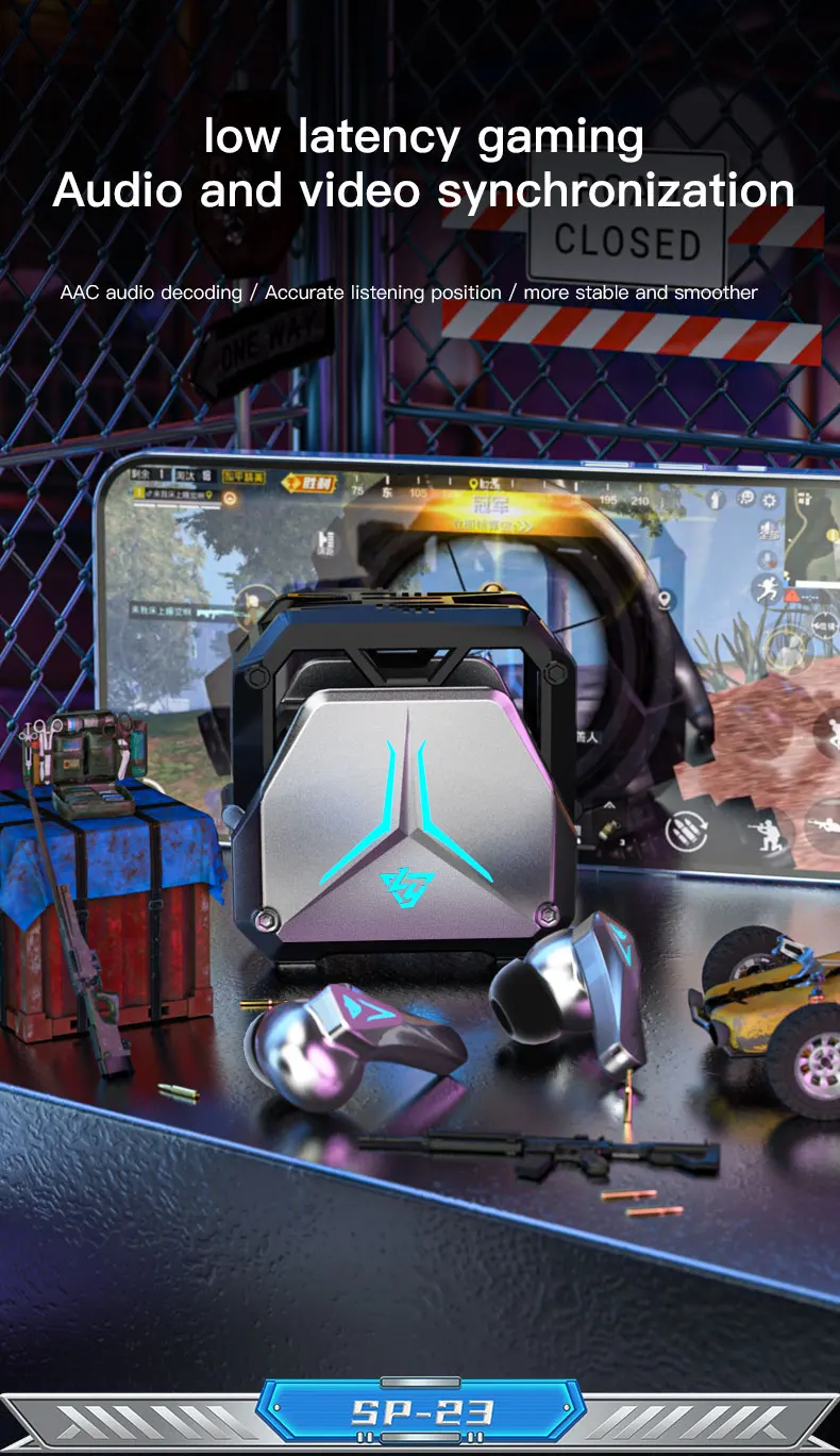 High Quality Gaming Earphones Hands Free True Wireless Electronics