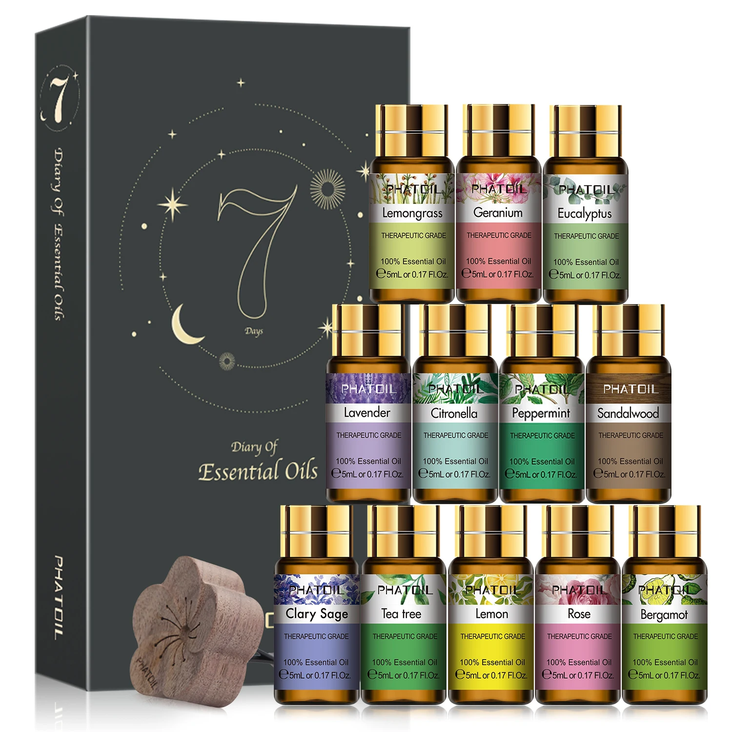Essential Oil Gift Set 10/12/15 Pcs Pure Essential Oil Perfume
