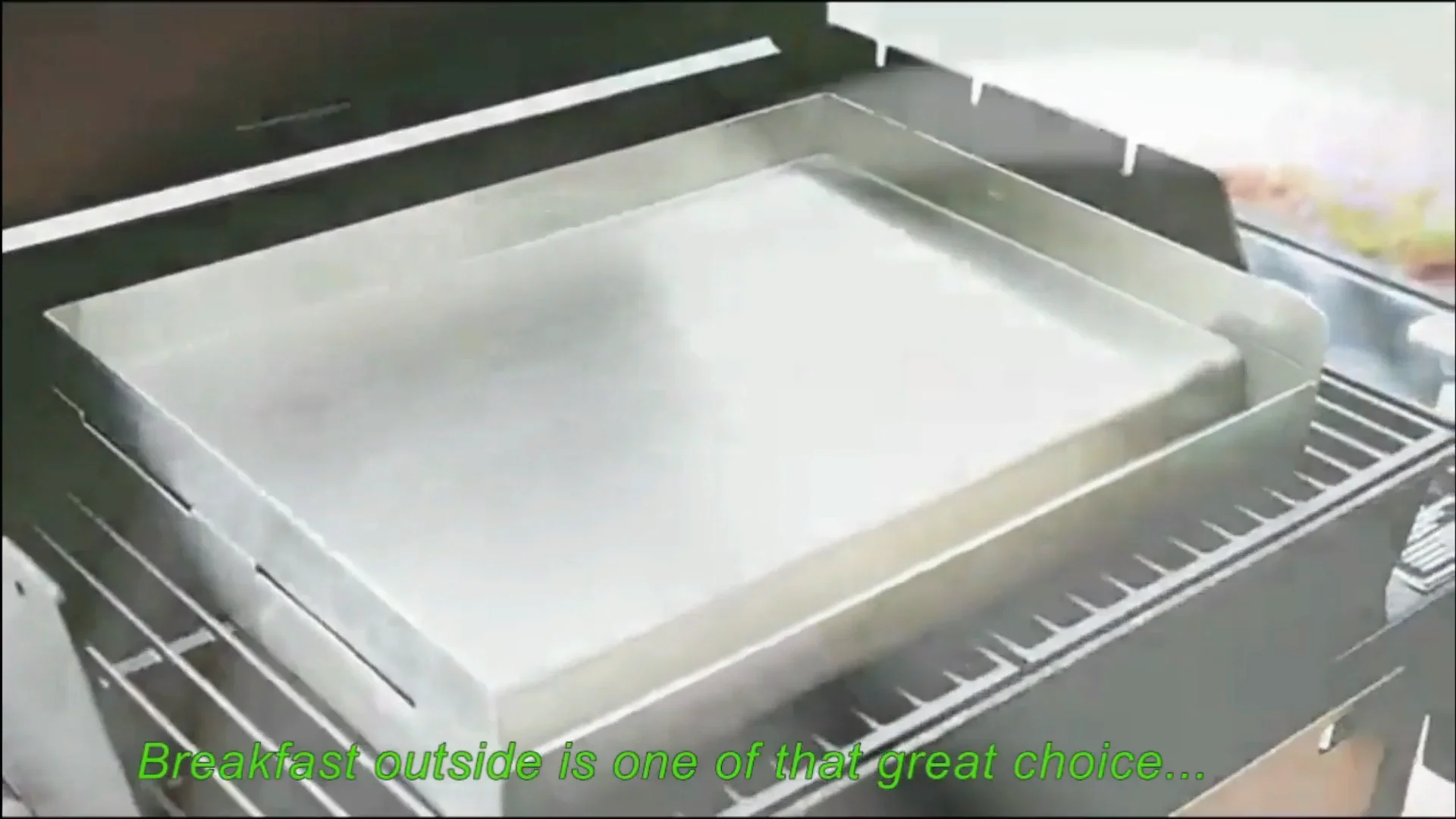 100 Stainless Steel Universal Griddle With Even Heating Cross Bracing