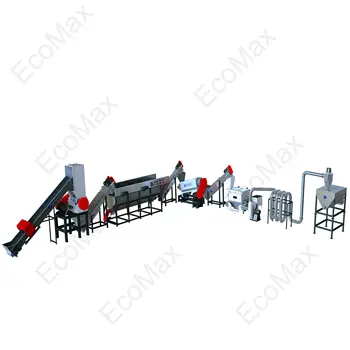 Waste Washing Line Hdpe Ldpe Film Recycling Machine Industrial Plastic Manufacturing Plant Provided Energy Saving Automatic 1500