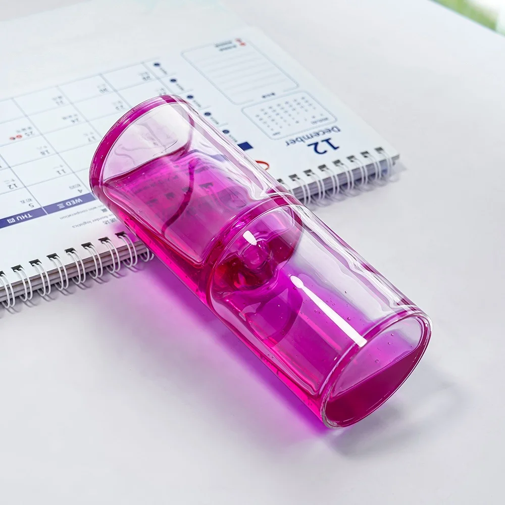 Liquid Timer Oil Hourglass Sand Timer Sensory Ooze Tube for Gifts Toys Office Decoration