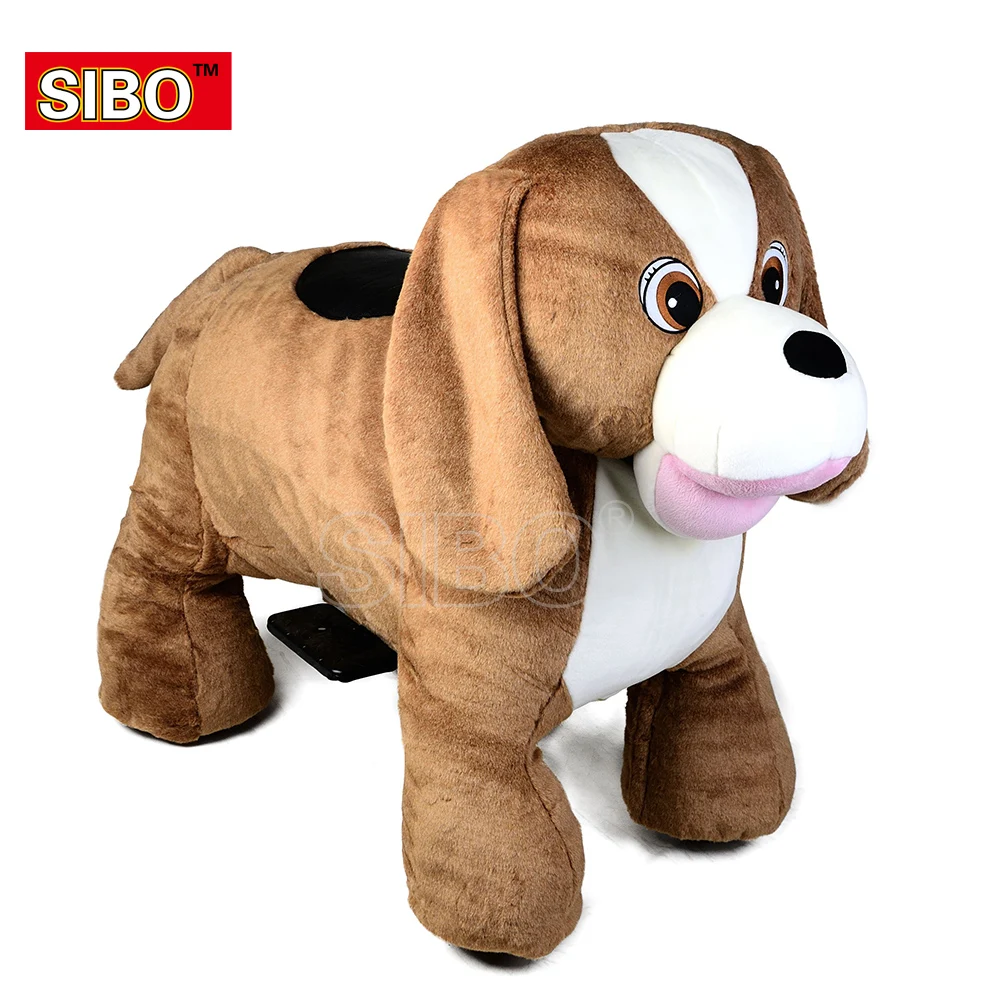 plush animal scooter