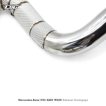 エキゾーストパイプ フロントパイプ ダウンパイプ W205 C63S V8 ボスカ