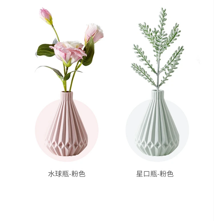 Wholesale Nordic Style Home Decor Modern Creative Flower Ceramic Body